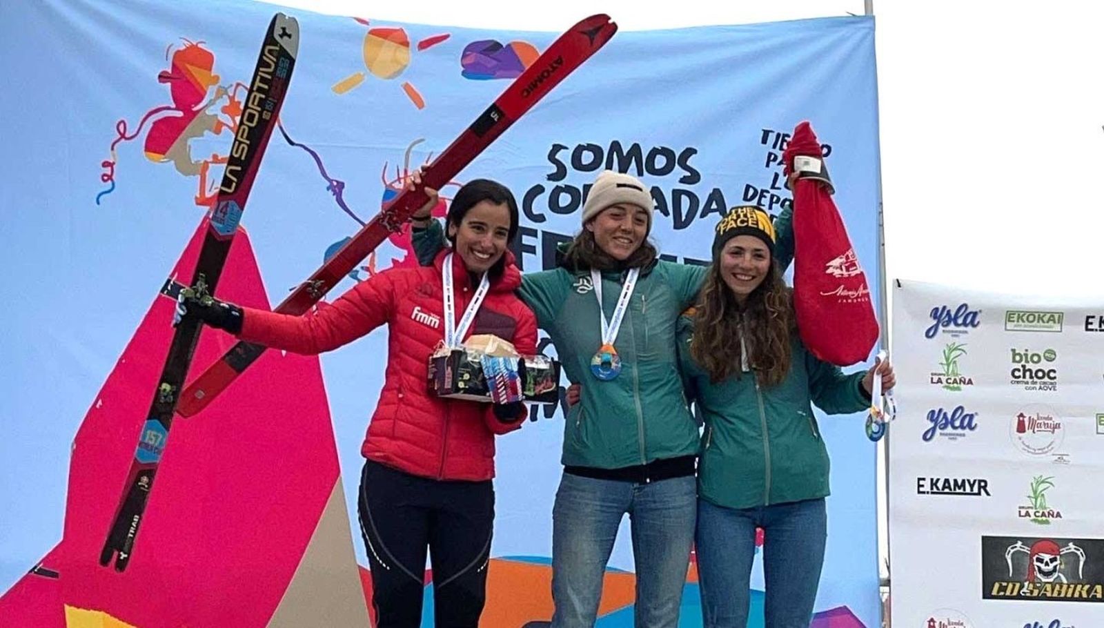 Equipo femenino de Madrid de skimo
