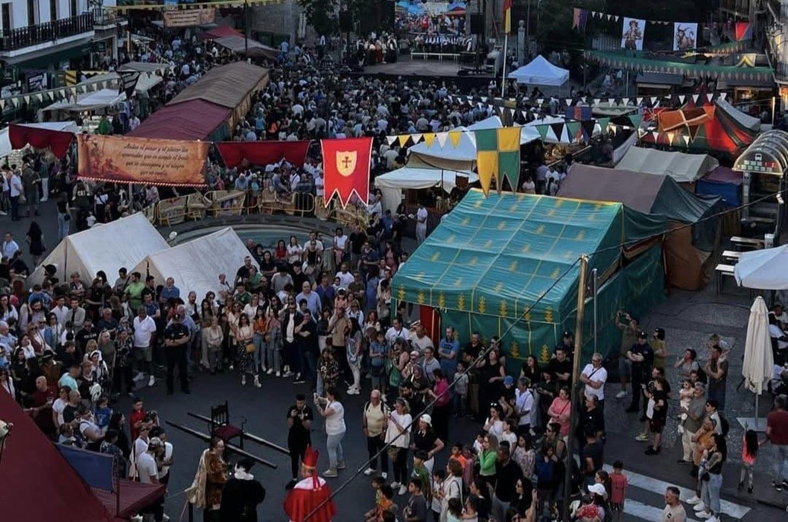 Ambiente de la celebración del Motín de Arganda