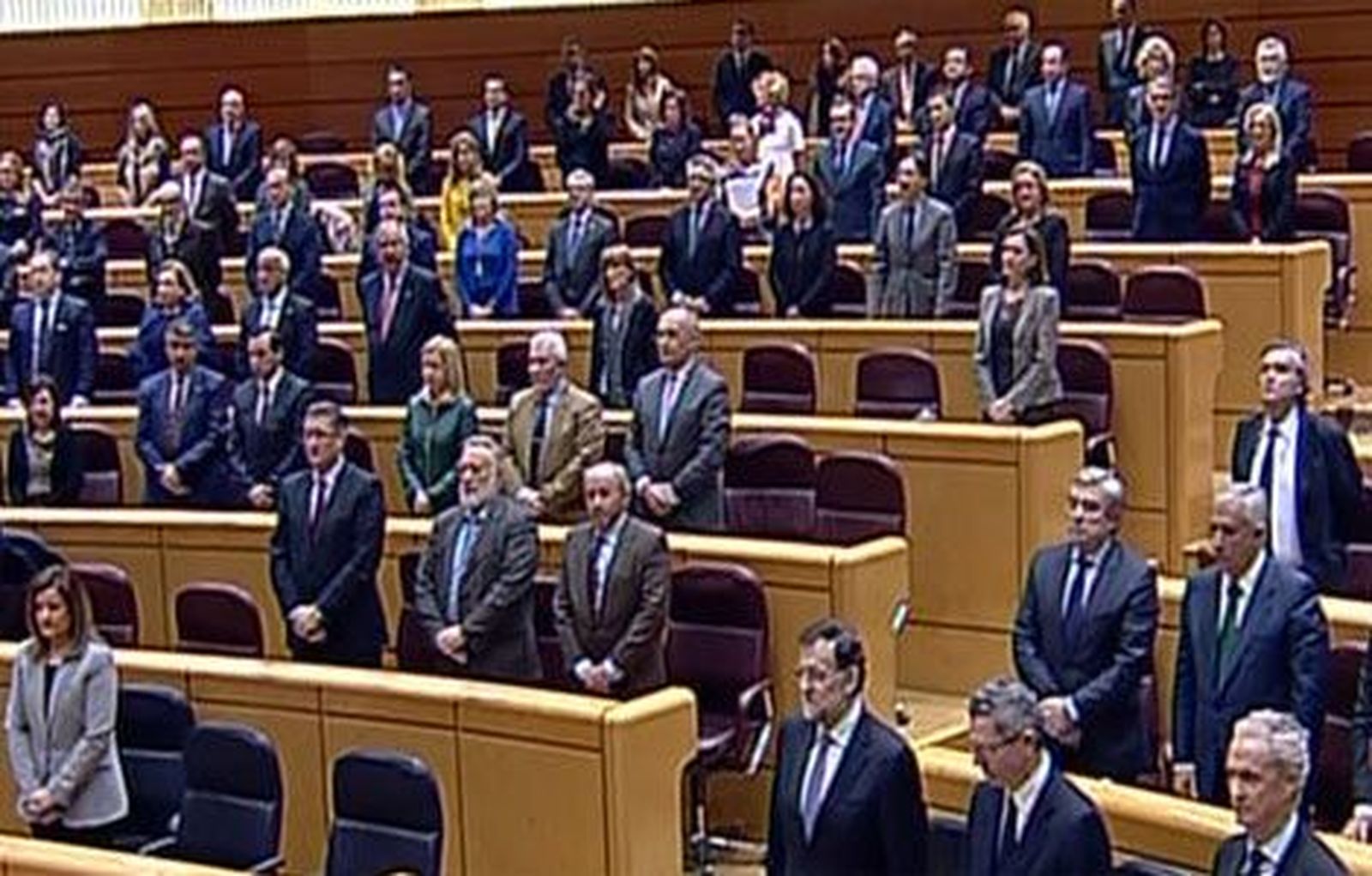 El Senado guarda un minuto de silencio en memoria de las víctimas del 11M