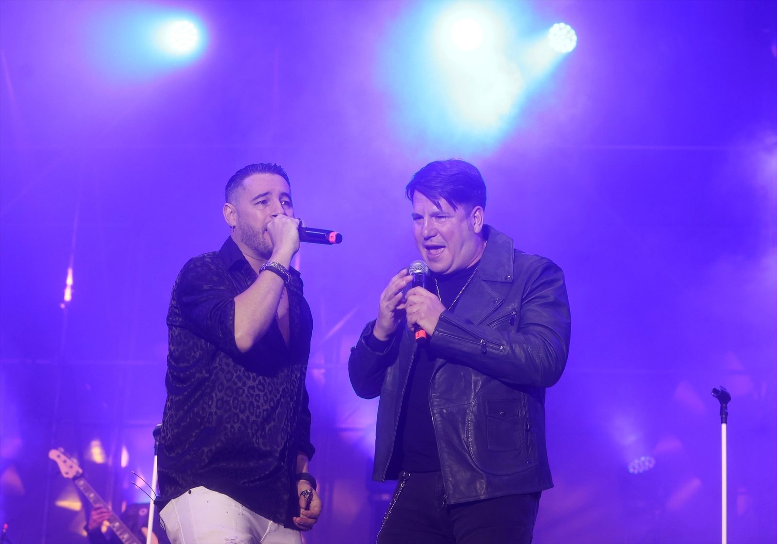 El grupo musical Andy y Lucas en una de sus últimas actuaciones en Madrid