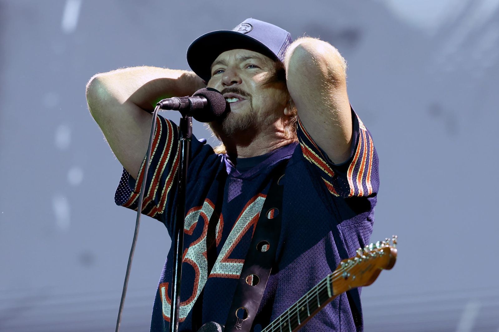 Eddie Vedder, líder de Pearl Jam, en Mad Cool