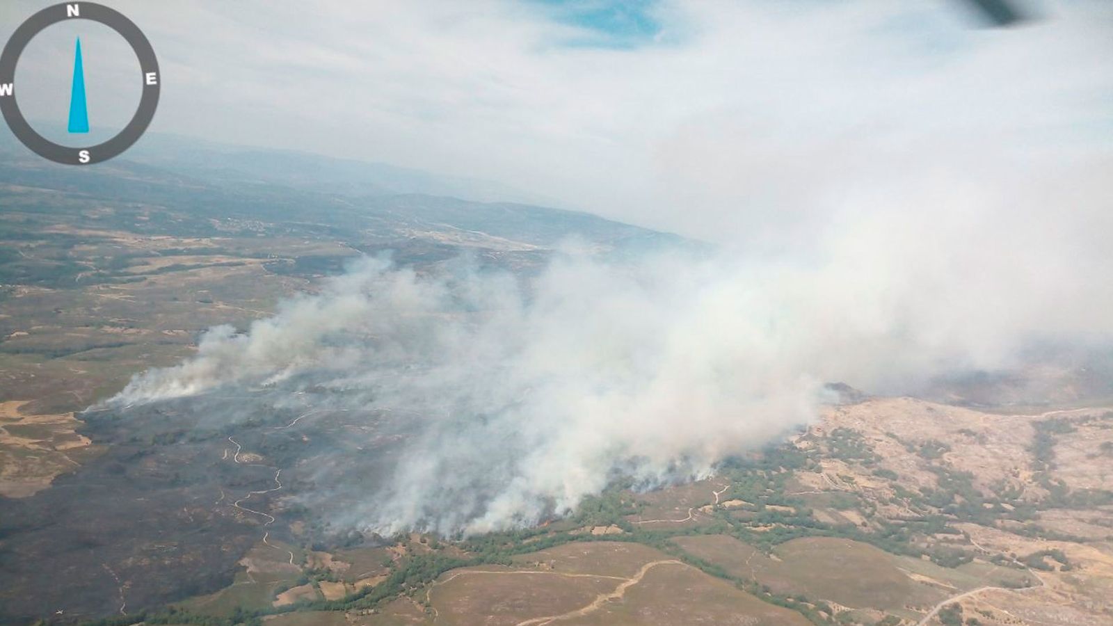 Incendio de Castromil en Zamora