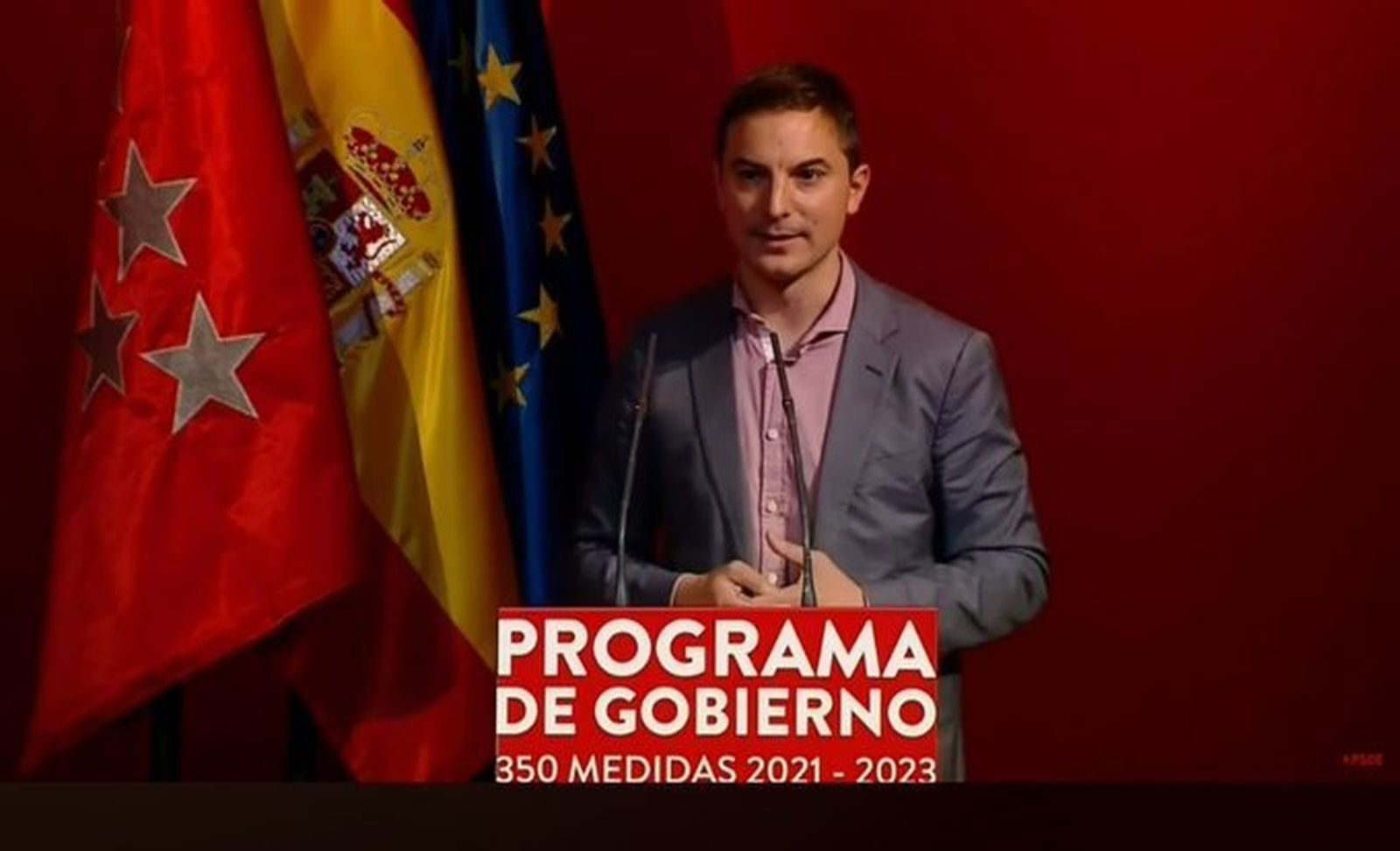 Juan Lobato, número 4 de la lista del PSOE a la Asamblea de Madrid