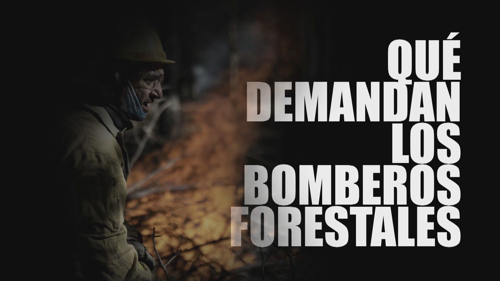 Bomberos forestales: Largos turnos, gran carga de trabajo y bajo salario