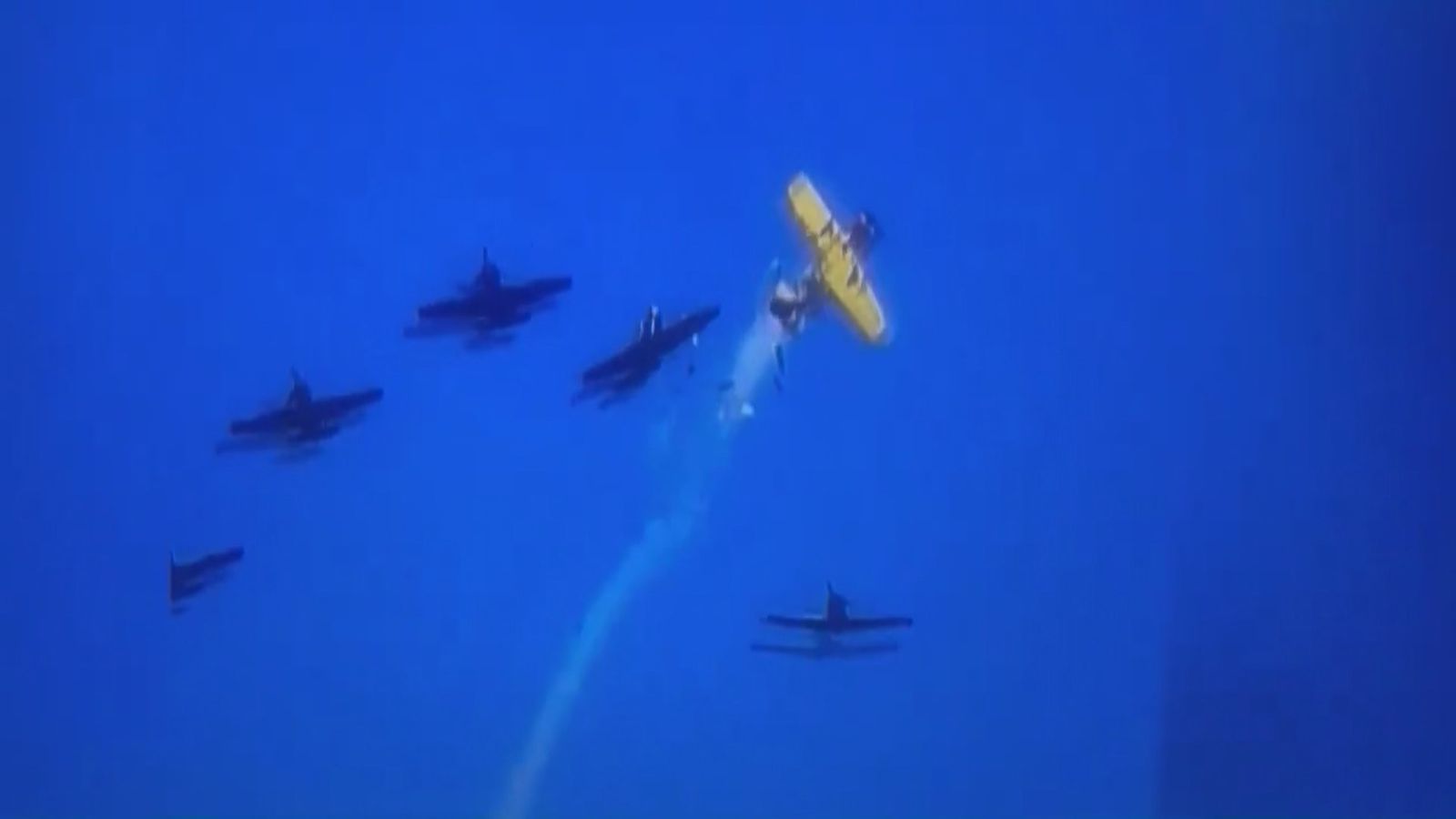 Muere un piloto español tras un choque de dos aeronaves en un festival aéreo en Portugal