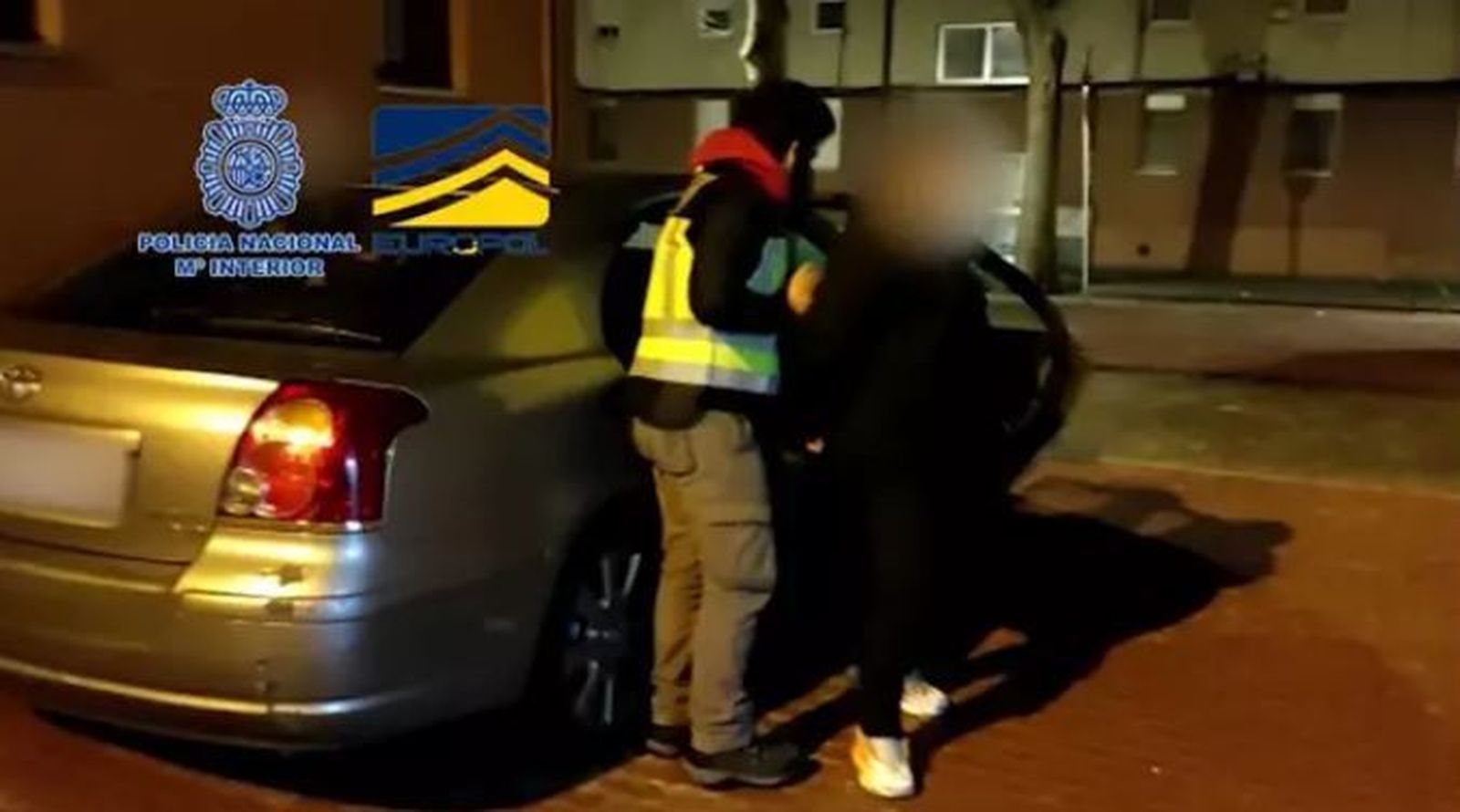 Imagen de uno de los arrestados
