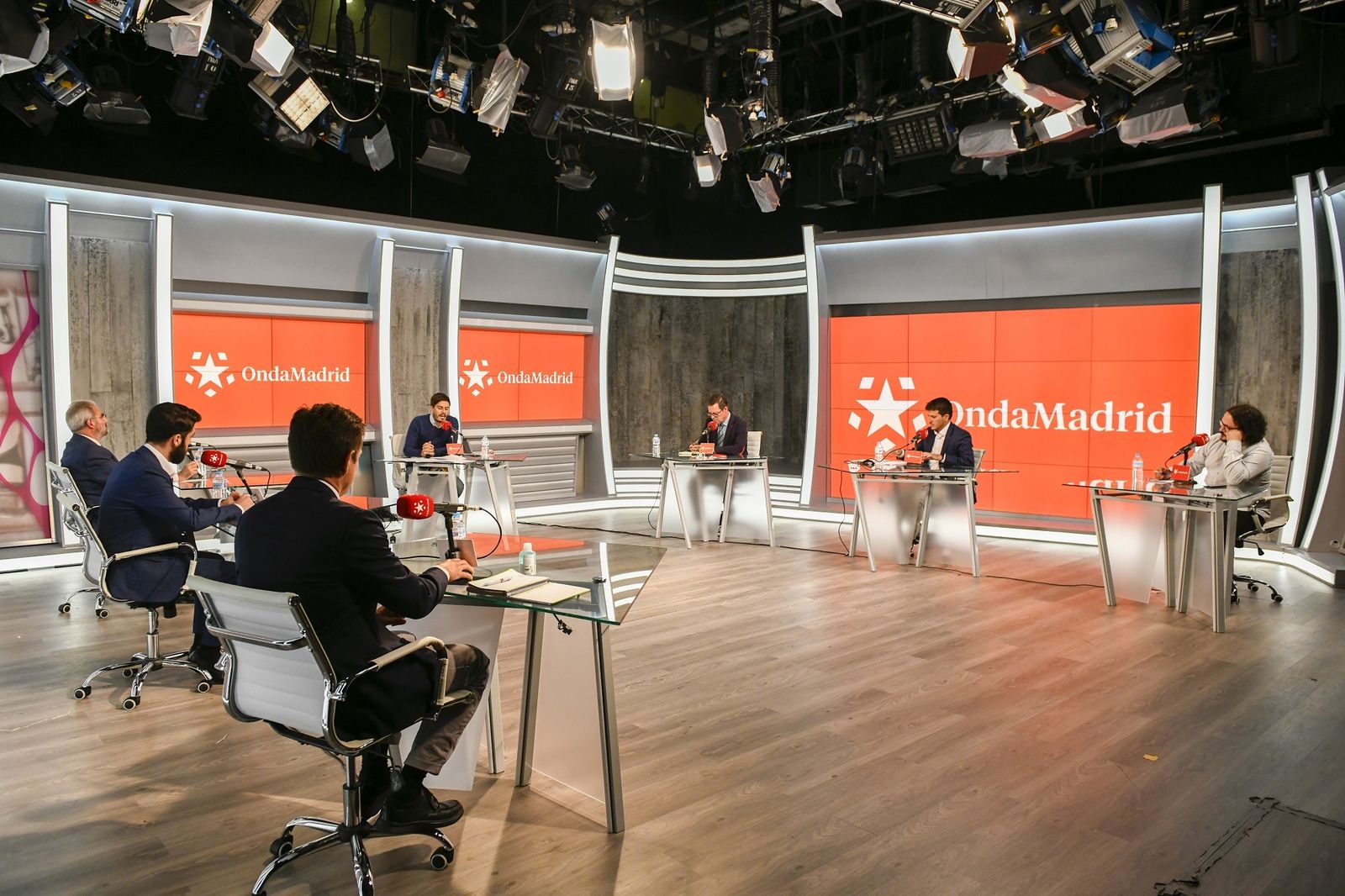Los seis portavoces parlamentarios de la Asamblea, en 'Madrid, a debate'