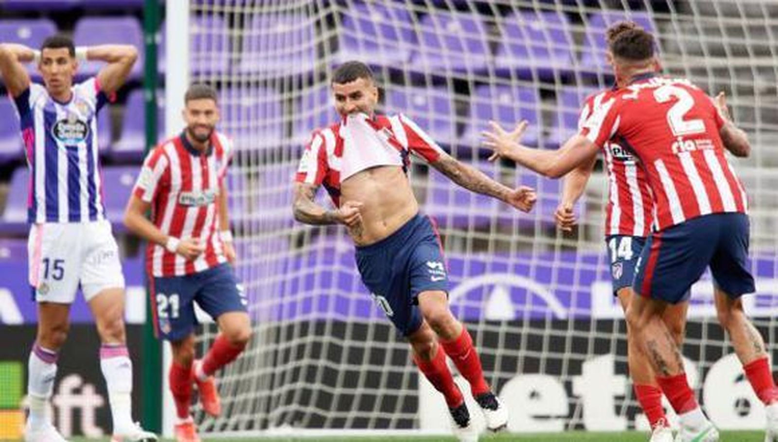 Correa ante el Valladolid