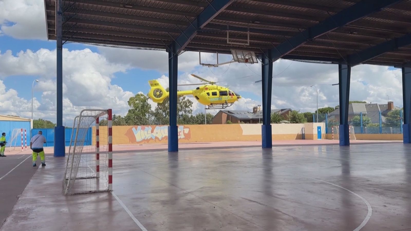 Muere la niña ahogada en una piscina de Alcorcón
