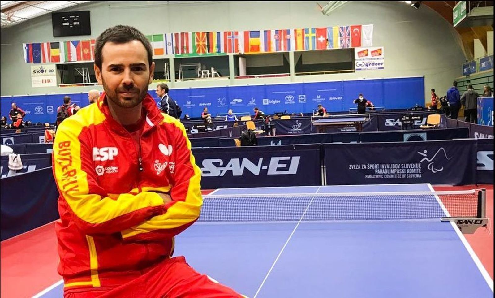 Álvaro Valera, un número uno del tenis de mesa paralímpico