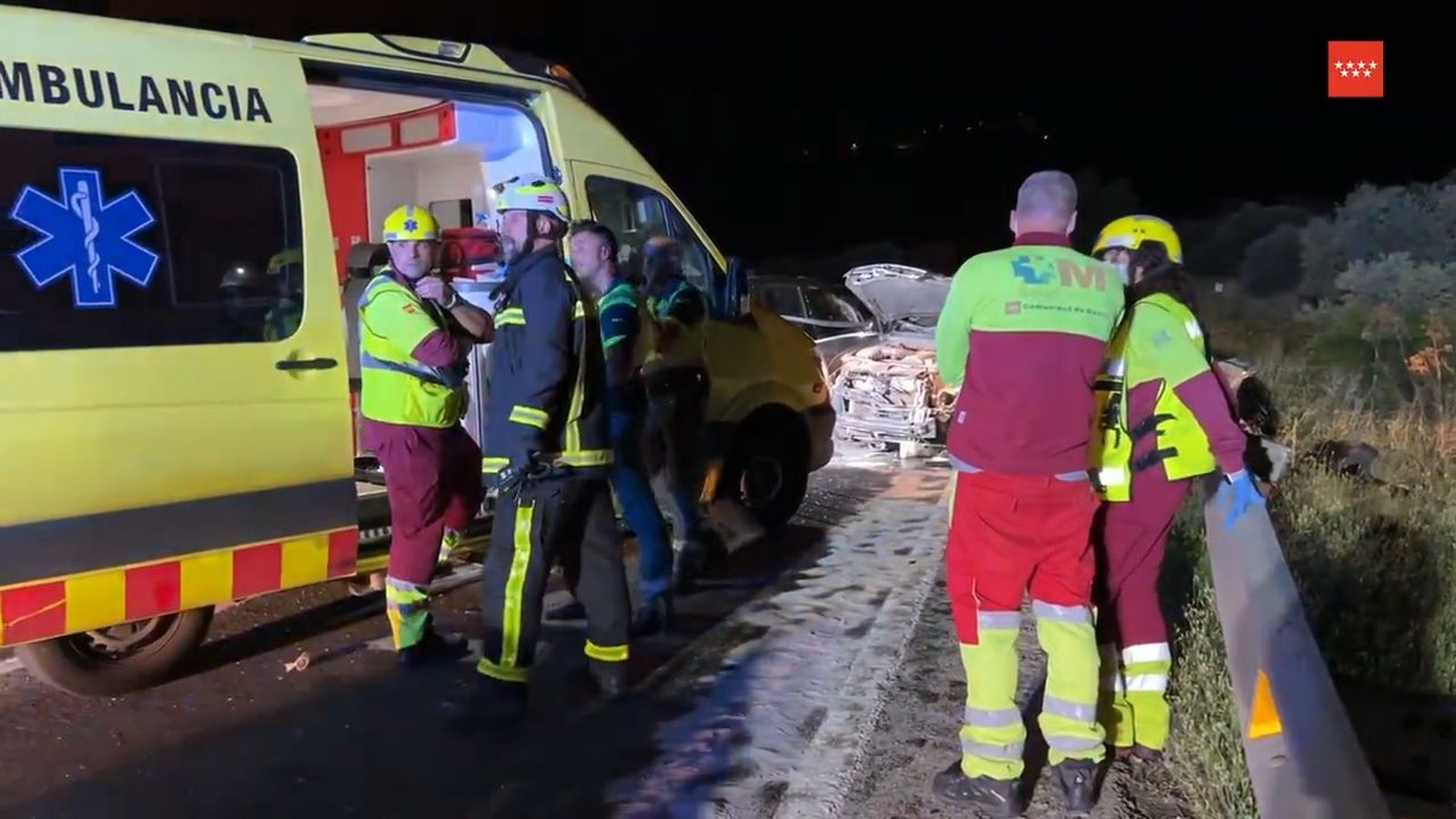 accidente Los Santos de la Humosa