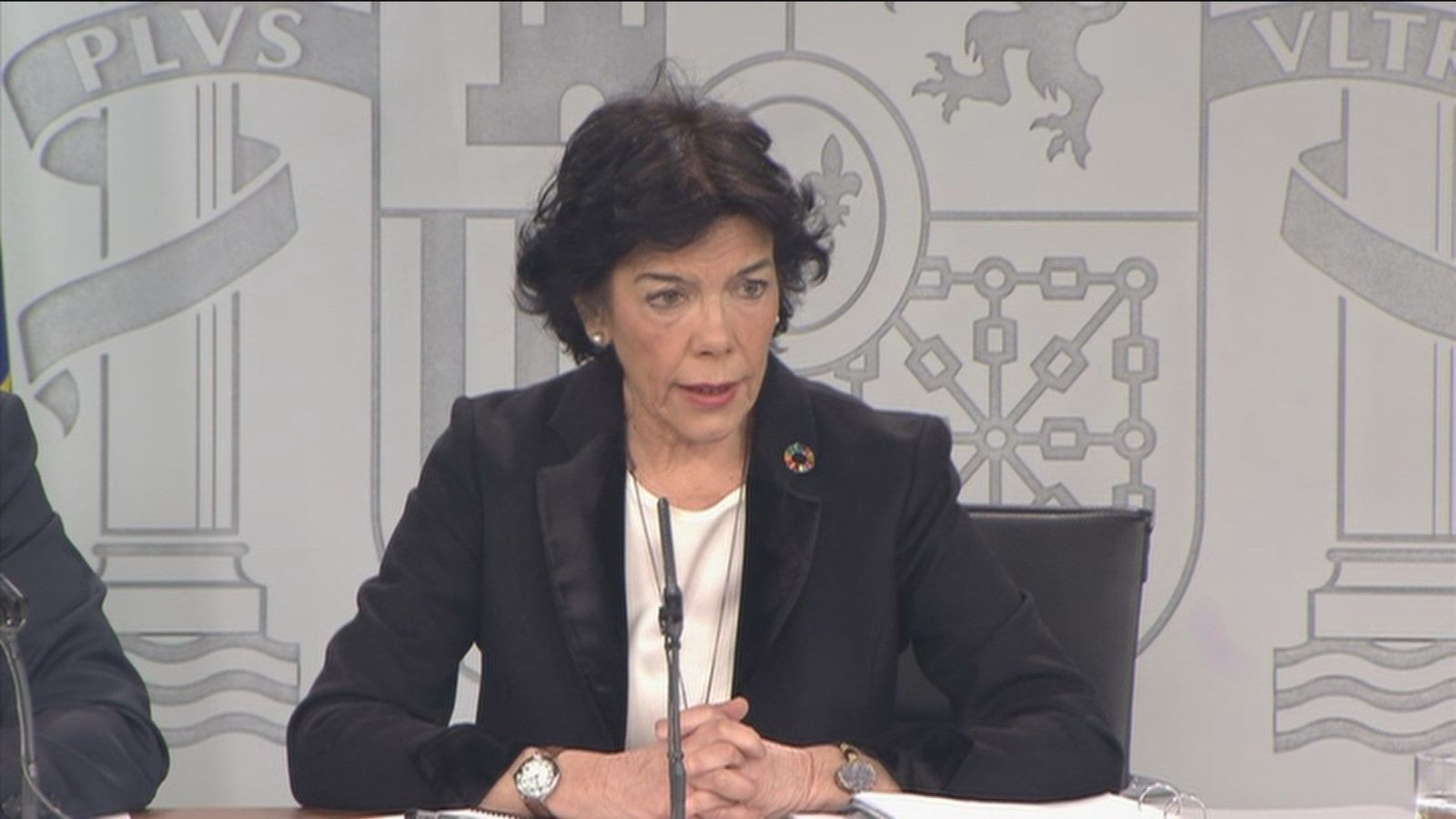 La ministra de Educación y Formación Profesional, Isabel Celaá