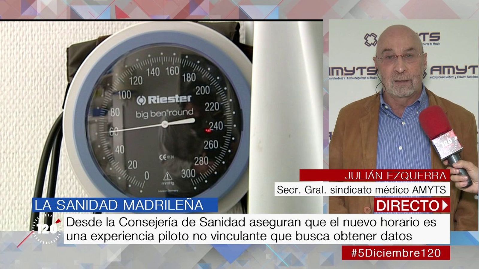 Amyts, sobre el recorte de horarios de las citas médicas: "No va a haber menos huecos"