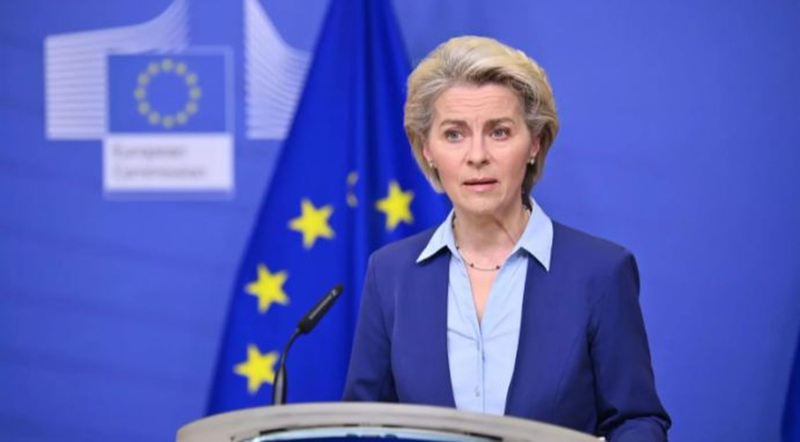 La presidenta de la Comisión Europea, Ursula Von der Leyen