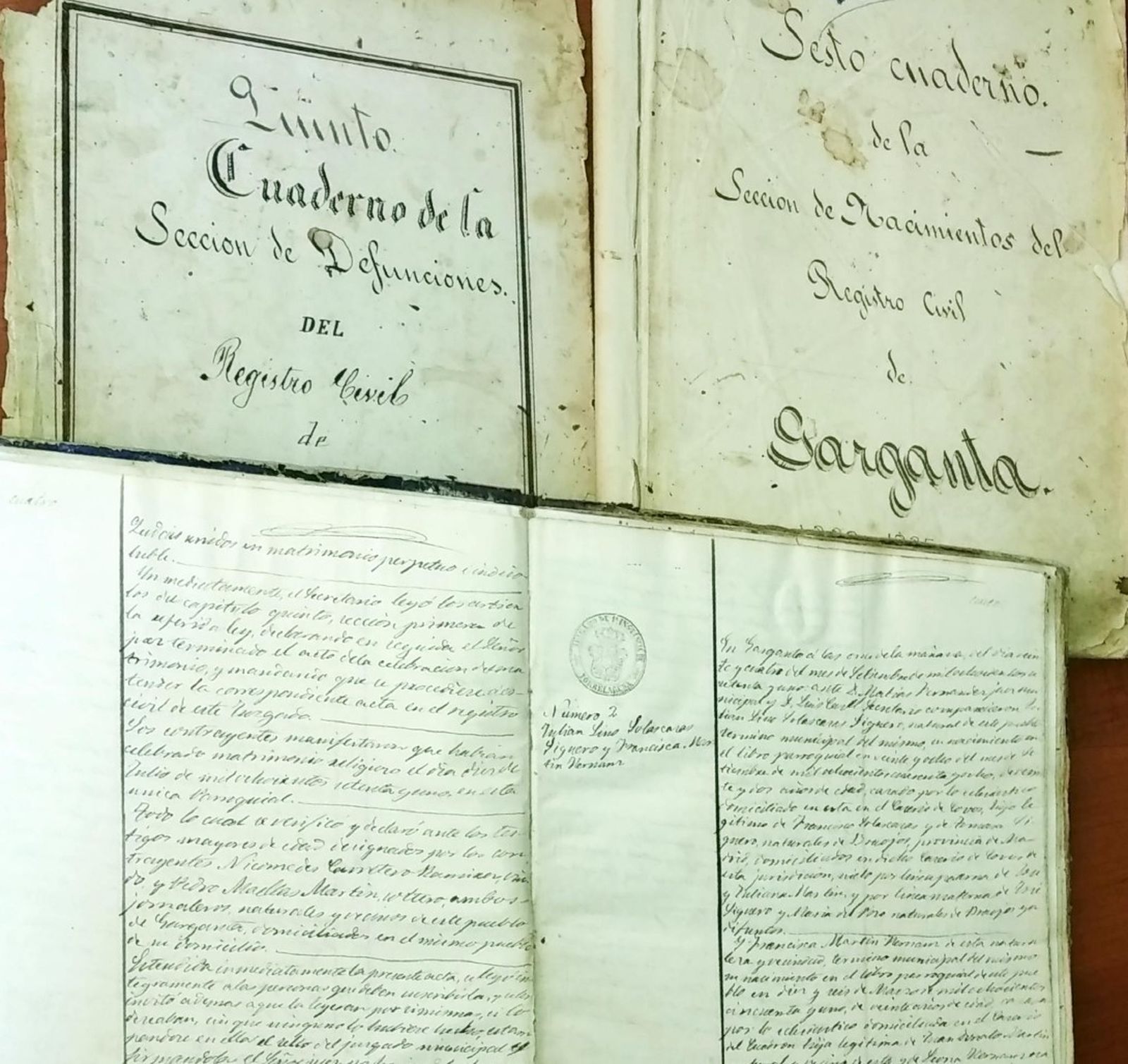 Hoja del archivo histórico de Garganta de los Montes
