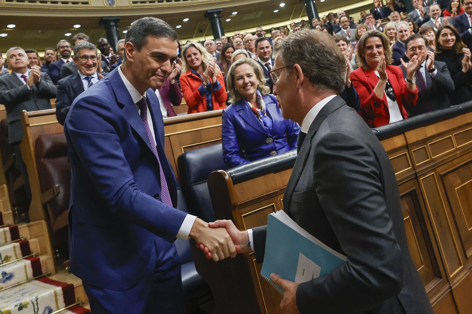 Pedro Sánchez y Alberto Núñez-Feijóo