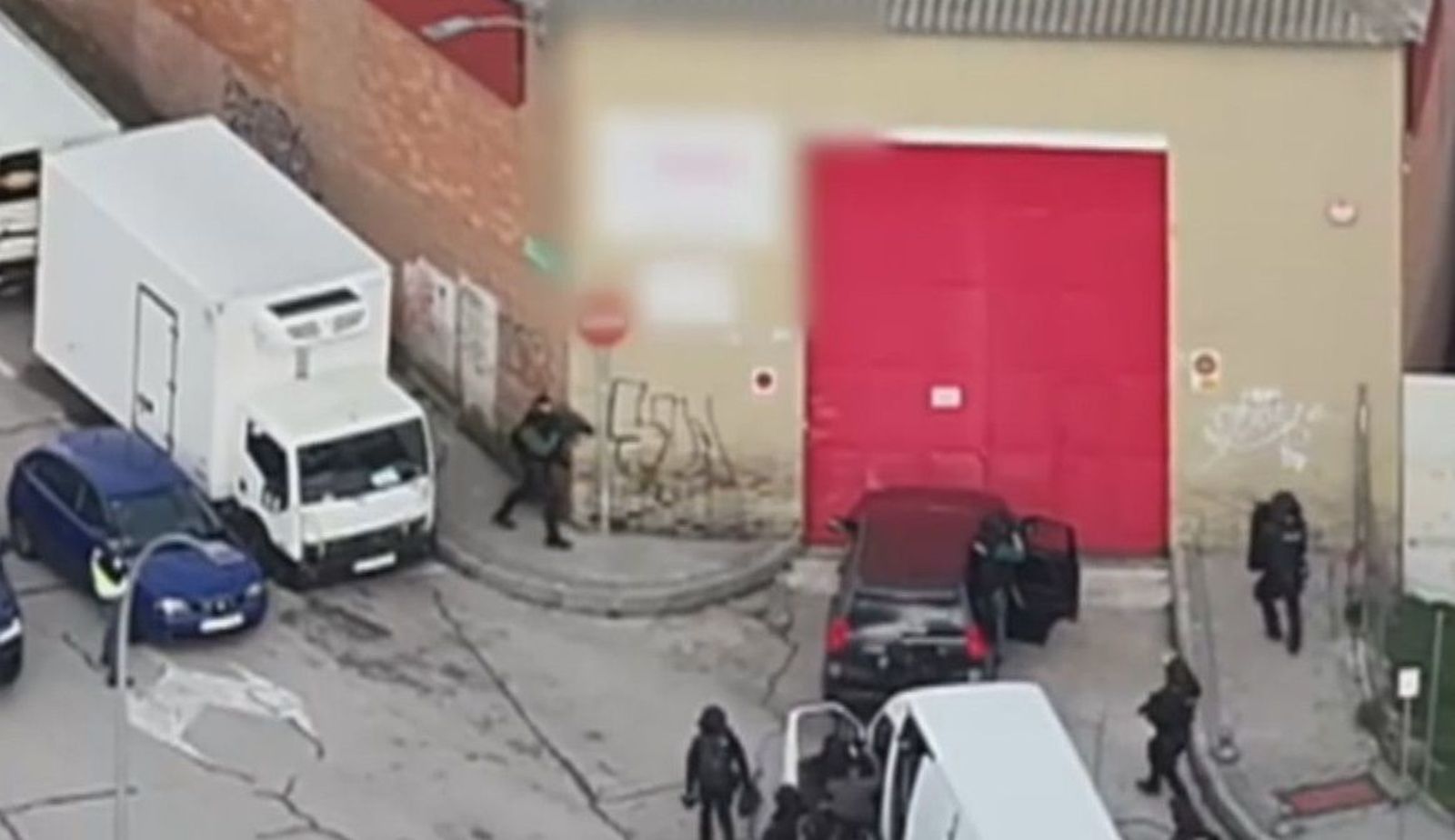Cae una organización dedicada al tráfico internacional de cocaína desde naves de Madrid