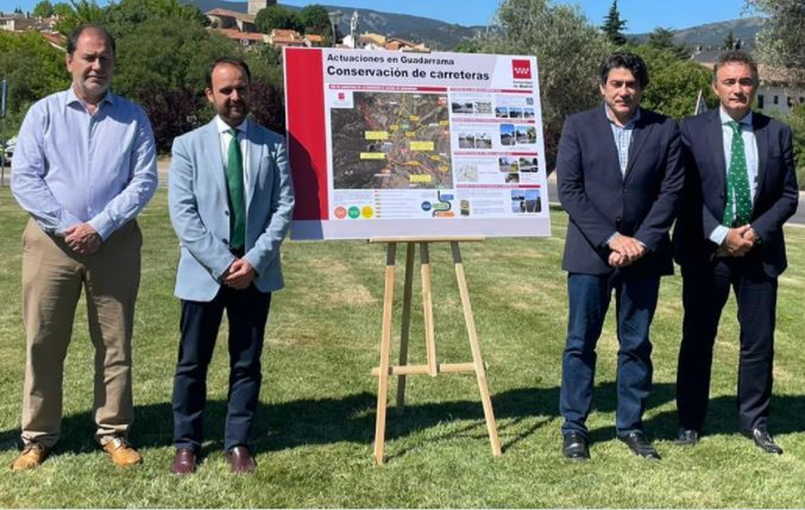 Obras en tres carreteras a su paso por Guadarrama