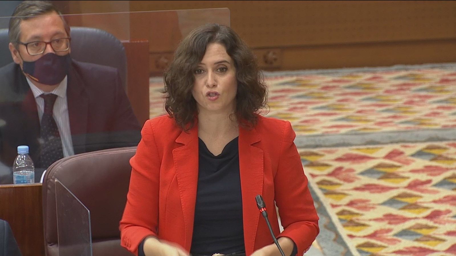 Menores no acompañados, coronavirus e impuestos conforman un debate bronco en la Asamblea de Madrid