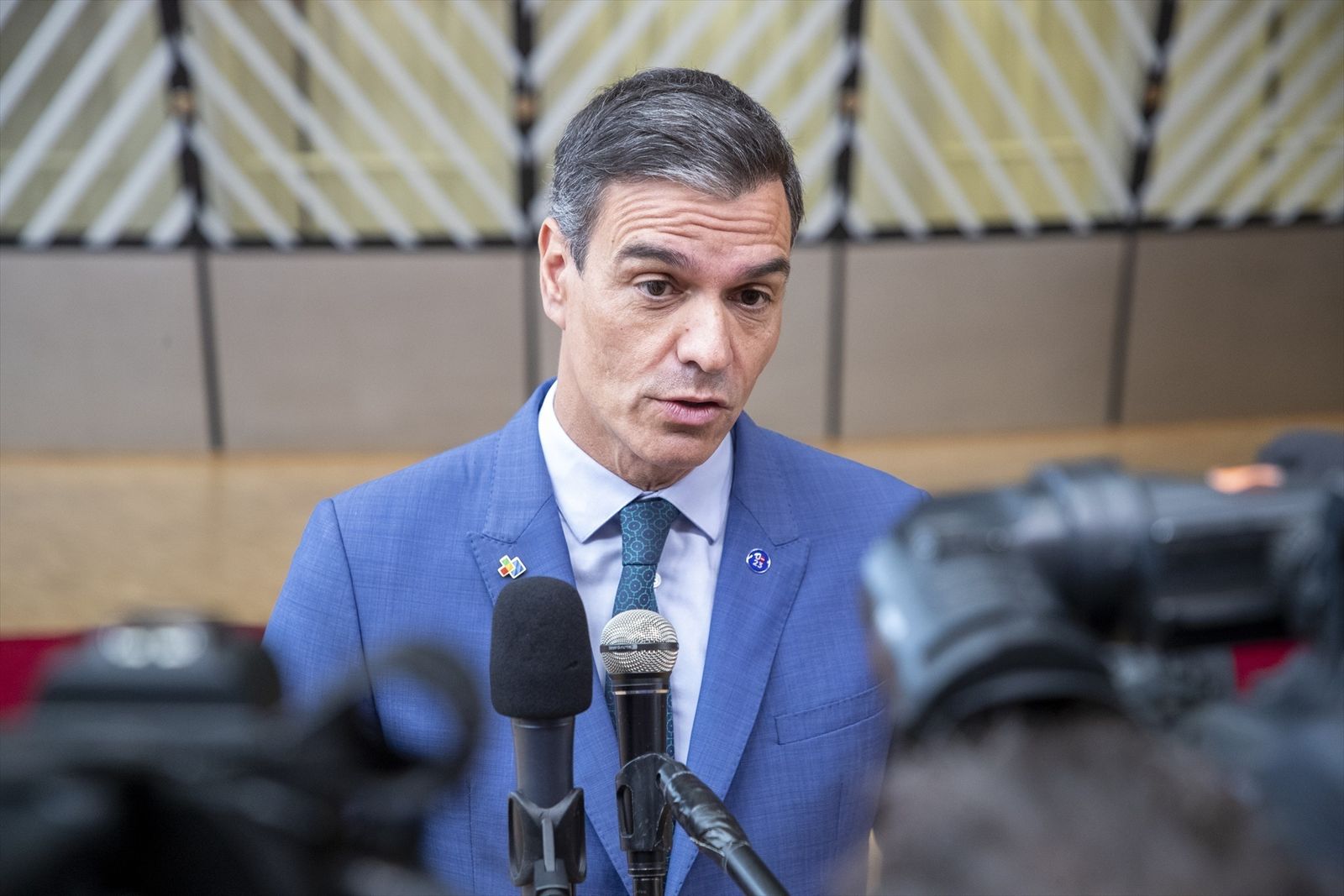 Pedro Sánchez en una jornada de la cumbre UE-CELAC