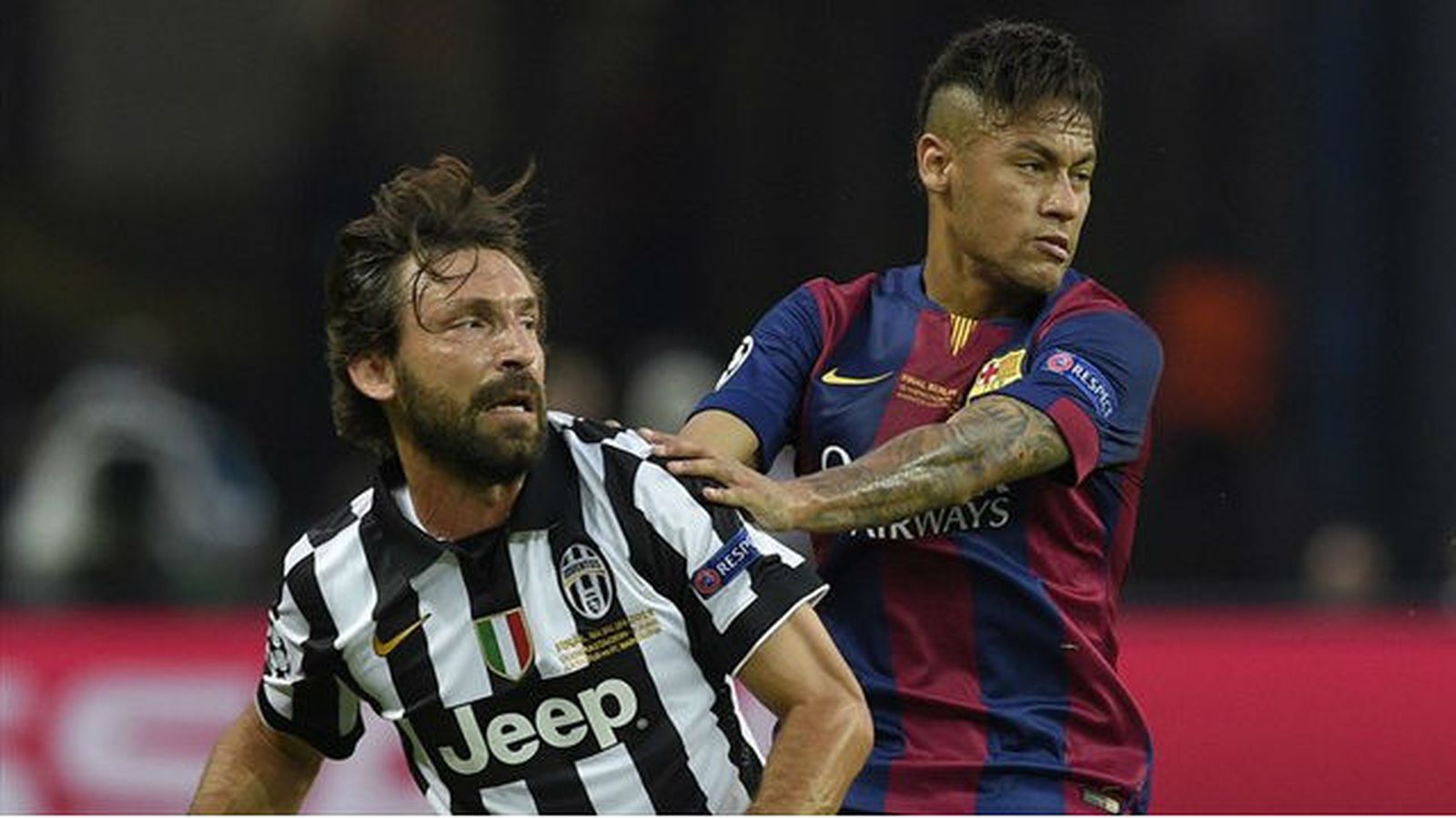 Pirlo y Neymar