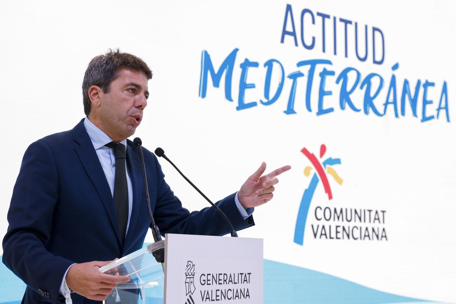 El presidente valenciano, Carlos Mazón
