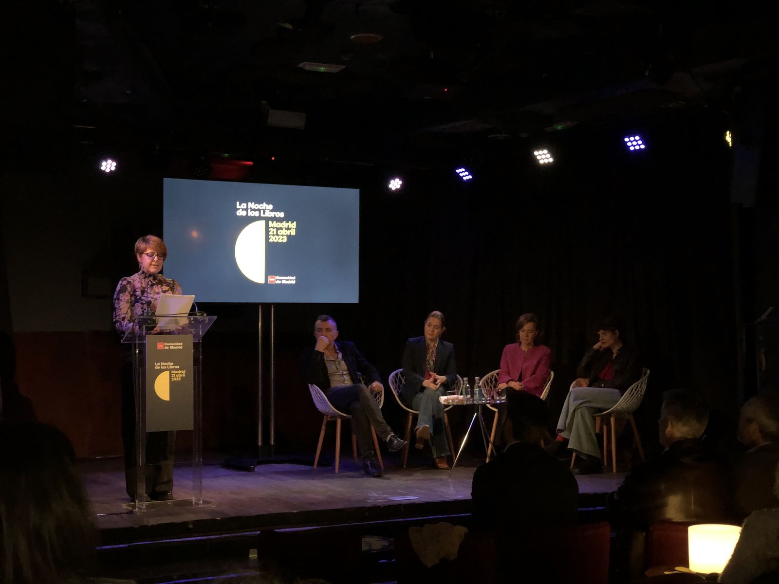 Presentación de la 18 edición de La Noche de los Libros en el Café Berlín de Madrid