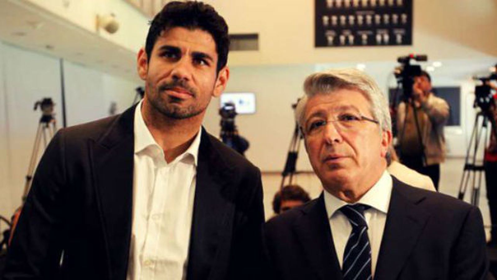 Diego Costa y Enrique Cerezo