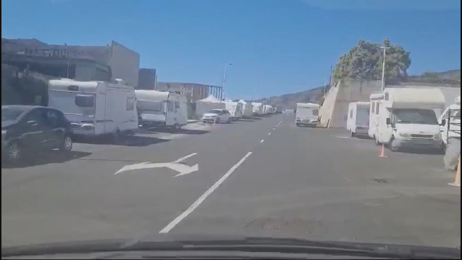 Muchos afectados del volcán de La Palma viven en caravanas dos años después