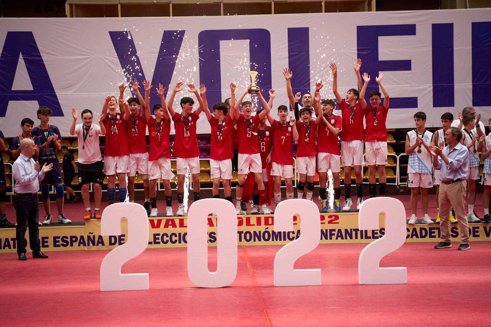 Madrid, campeón de España infantil masculino DE COLEIBOL