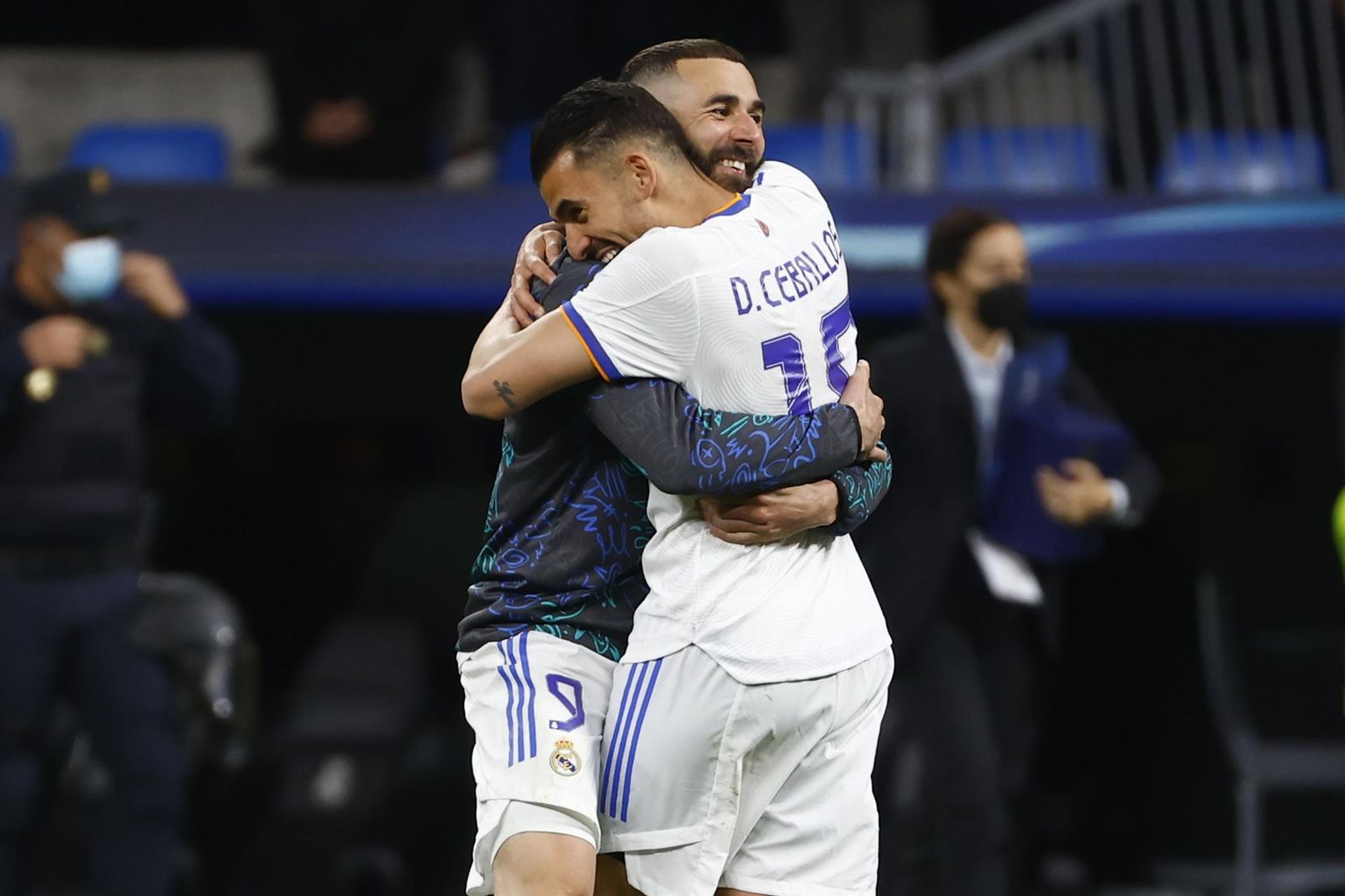 Ceballos y Benzema