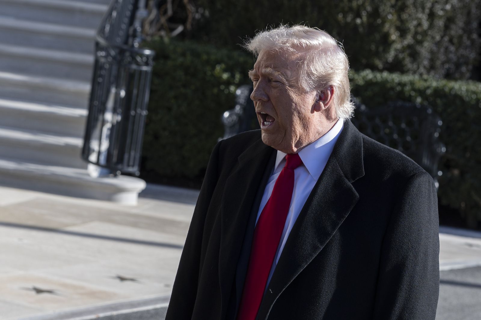 Donald Trump el 13 de enero en Washington