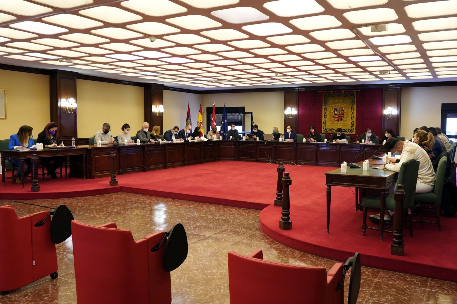 Pleno en el Ayuntamiento de Móstoles