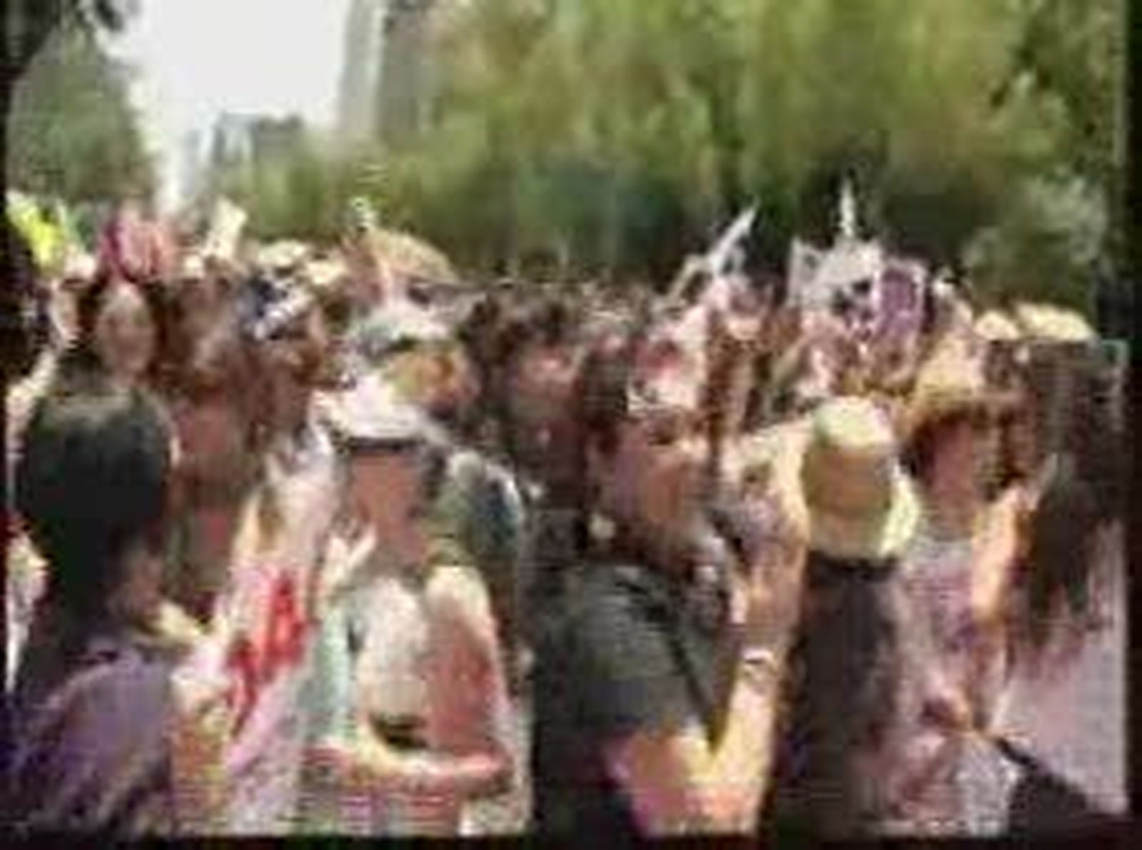 La marcha de las mujeres llega a Mëxico