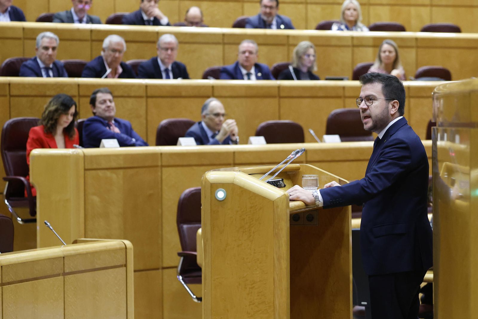 Pere Aragonés en el Senado