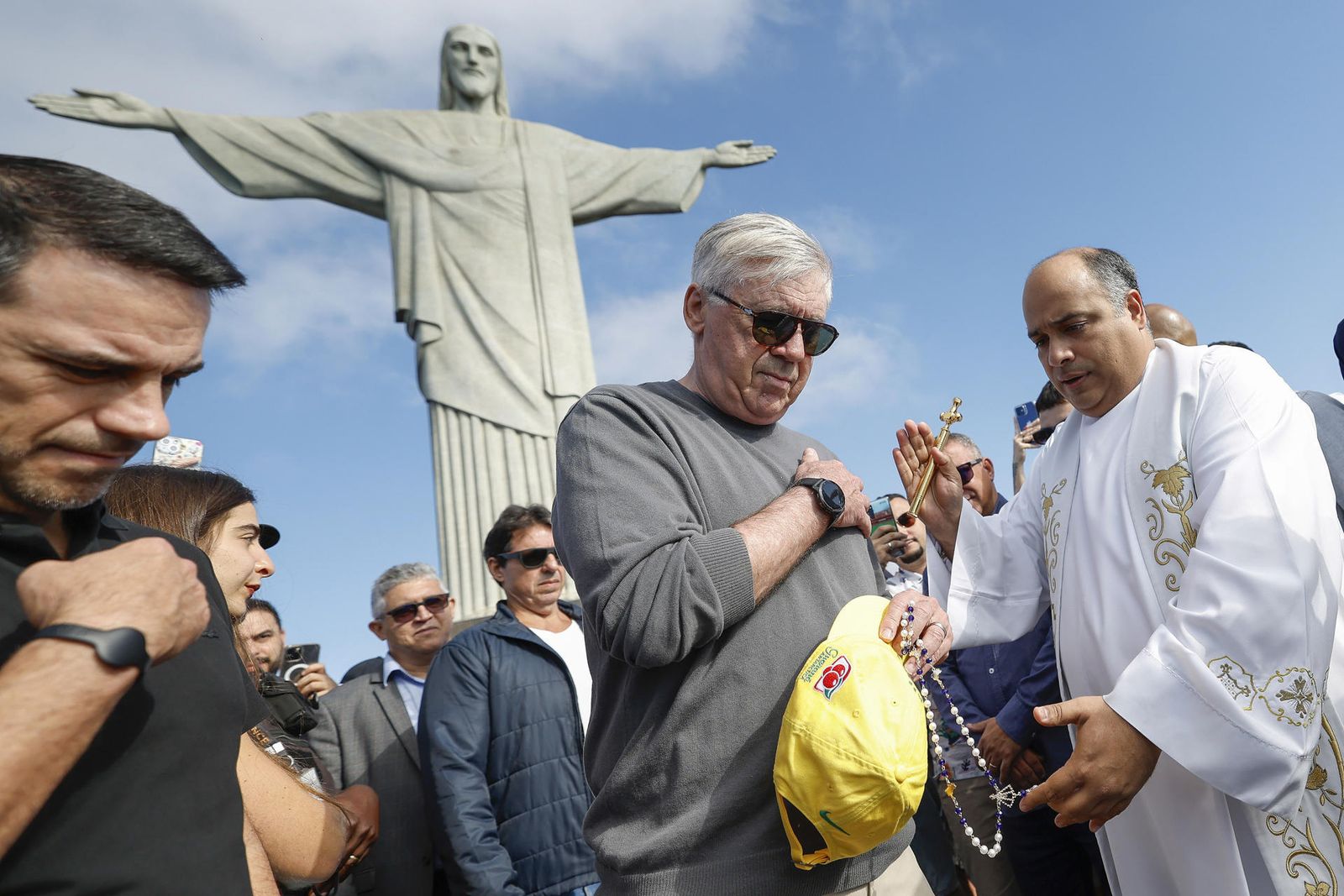 Ancelotti, en el Corcovado