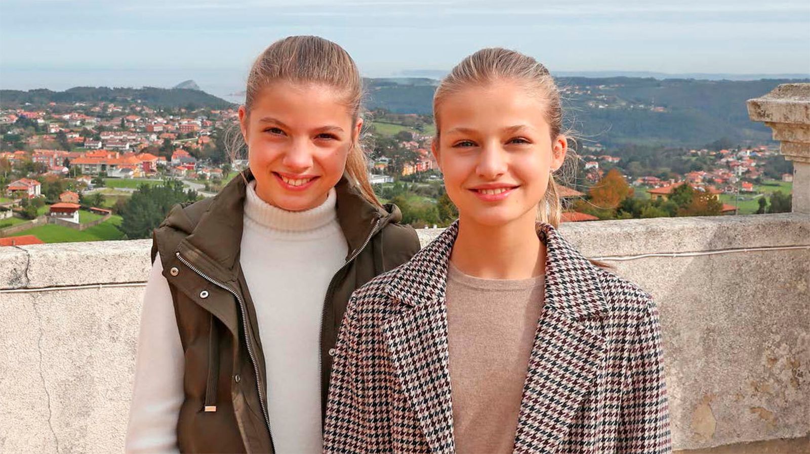 La Princesa de Asturias, doña Leonor y la Infanta doña Sofía