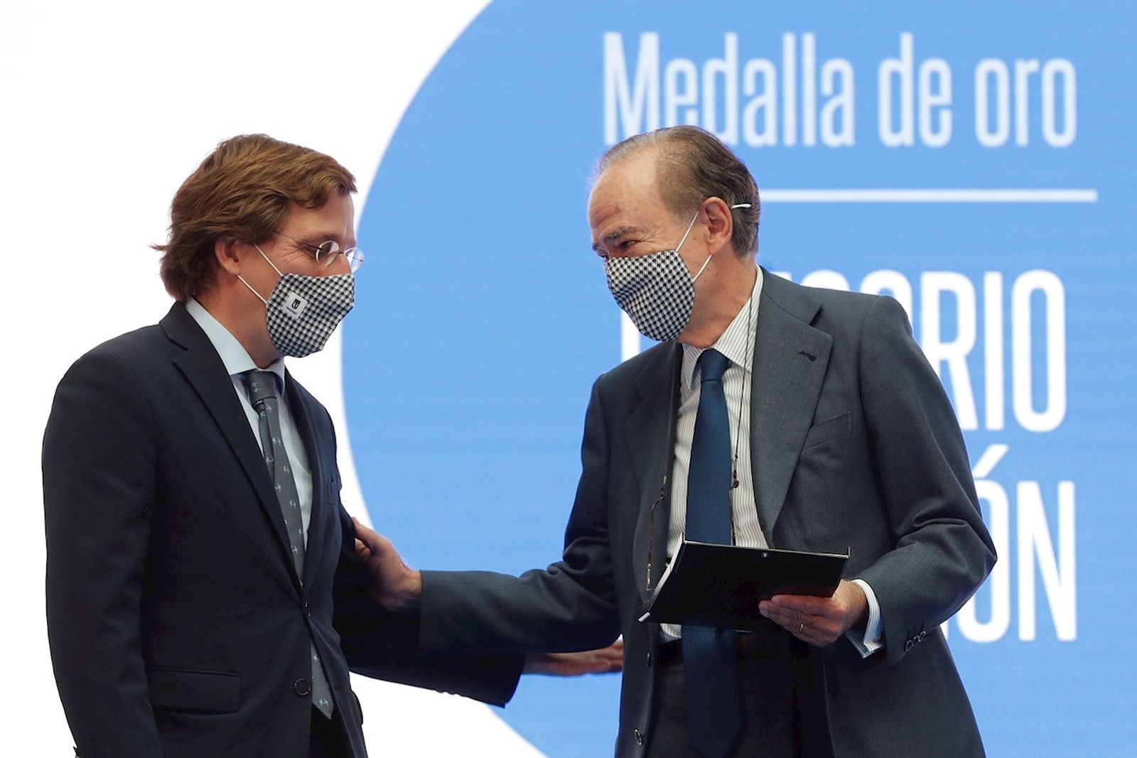 El presidente del Teatro Real, Gregorio Marañón y Bertrán de Lis, con motivo de la festividad de San Isidro