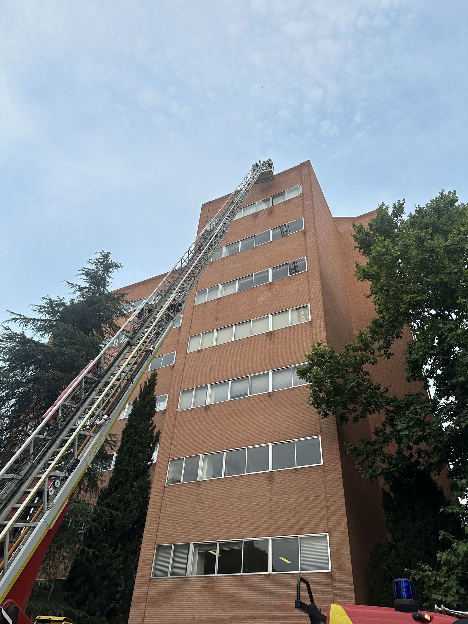 Incendio en la facultad de Derecho de la Complutense
