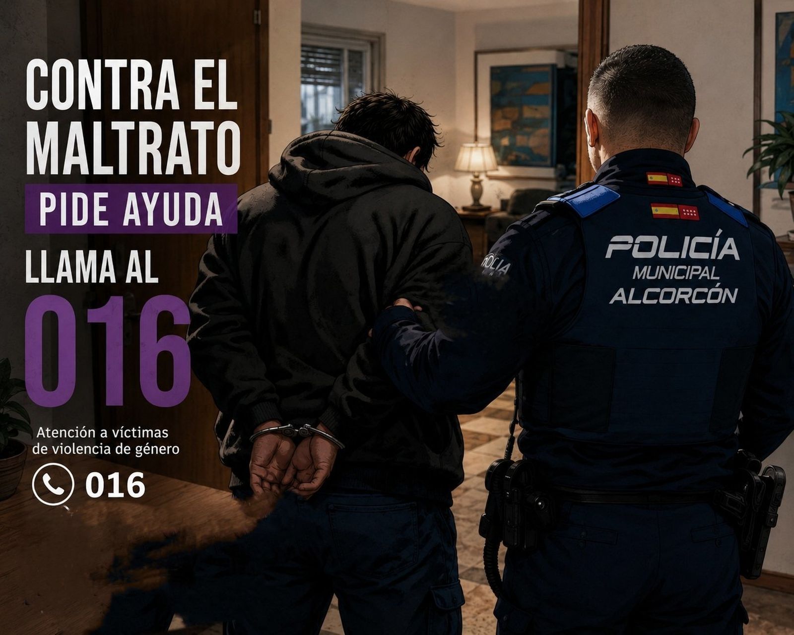 Detenido por agresión