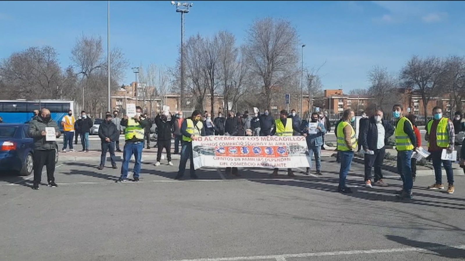 Los vendedores ambulantes piden que se reconozca la seguridad de  los mercadillos