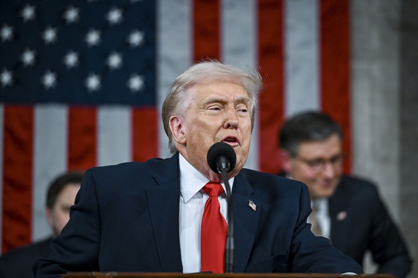 Trump presume de su política de inmigración en su discurso sobre el Estado de la Unión