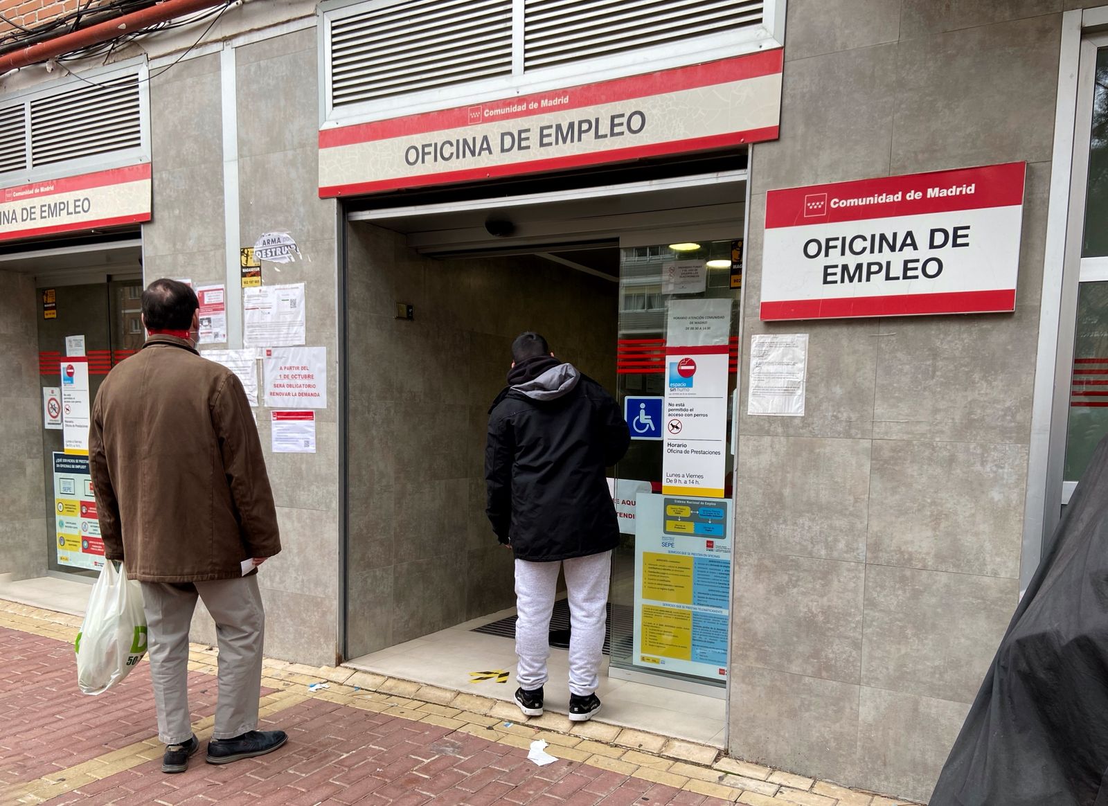 Una Oficina de Empleo en Madrid