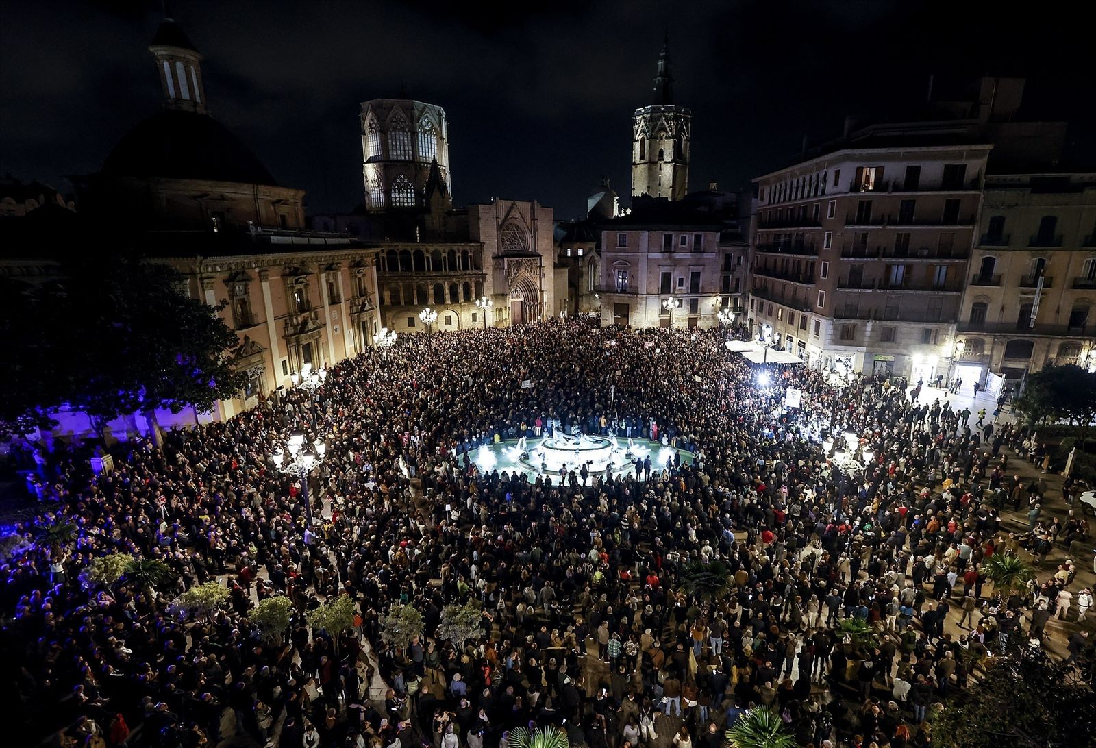 Manifestación en Valencia para pedir la dimisión de Mazón