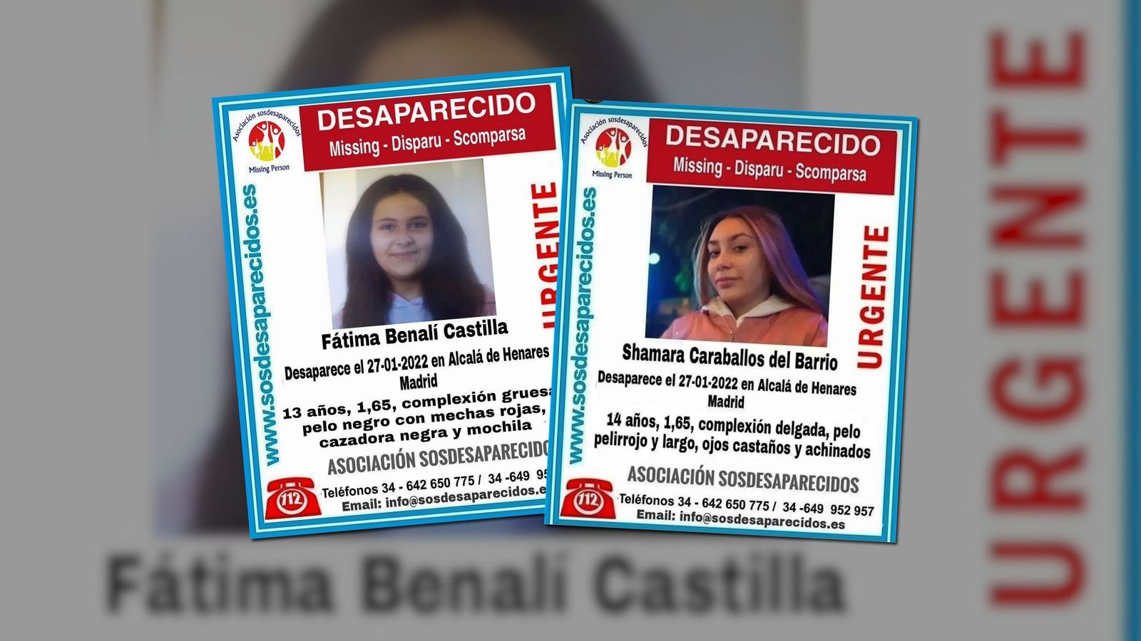 Localizan en buen estado a las dos niñas de Alcalá que se fugaron por un reto viral