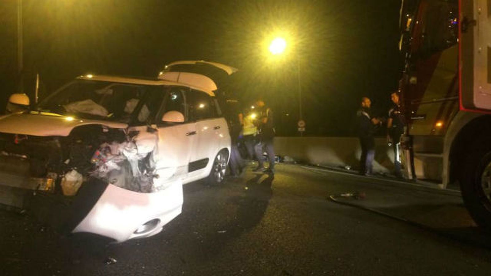 Accidente en la carretera de Castilla