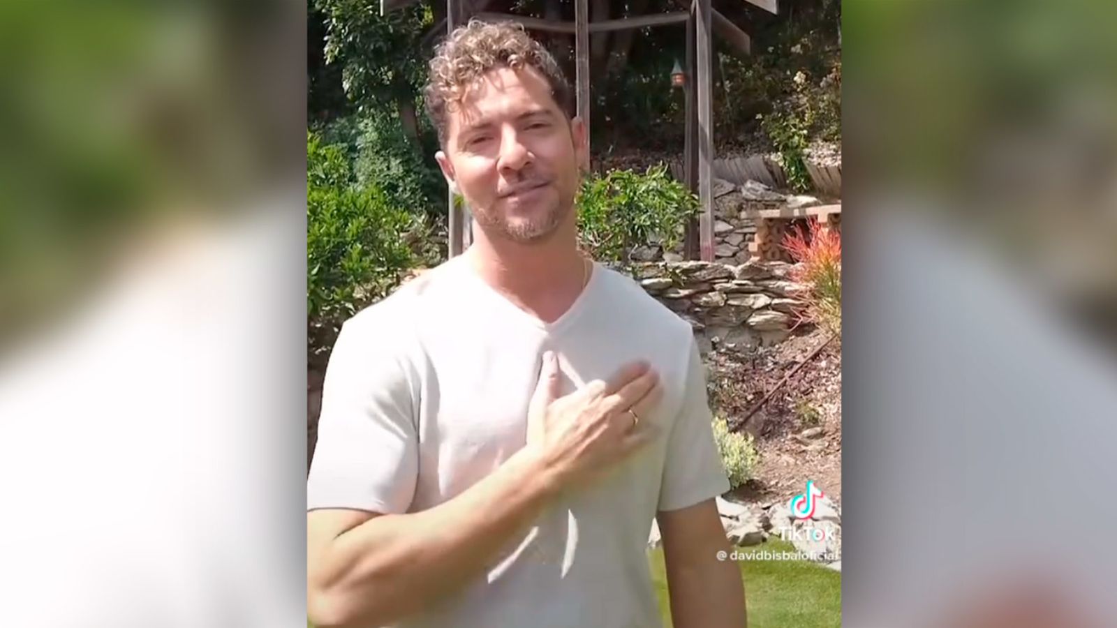 David Bisbal saluda a sus seguidores de Tiktok