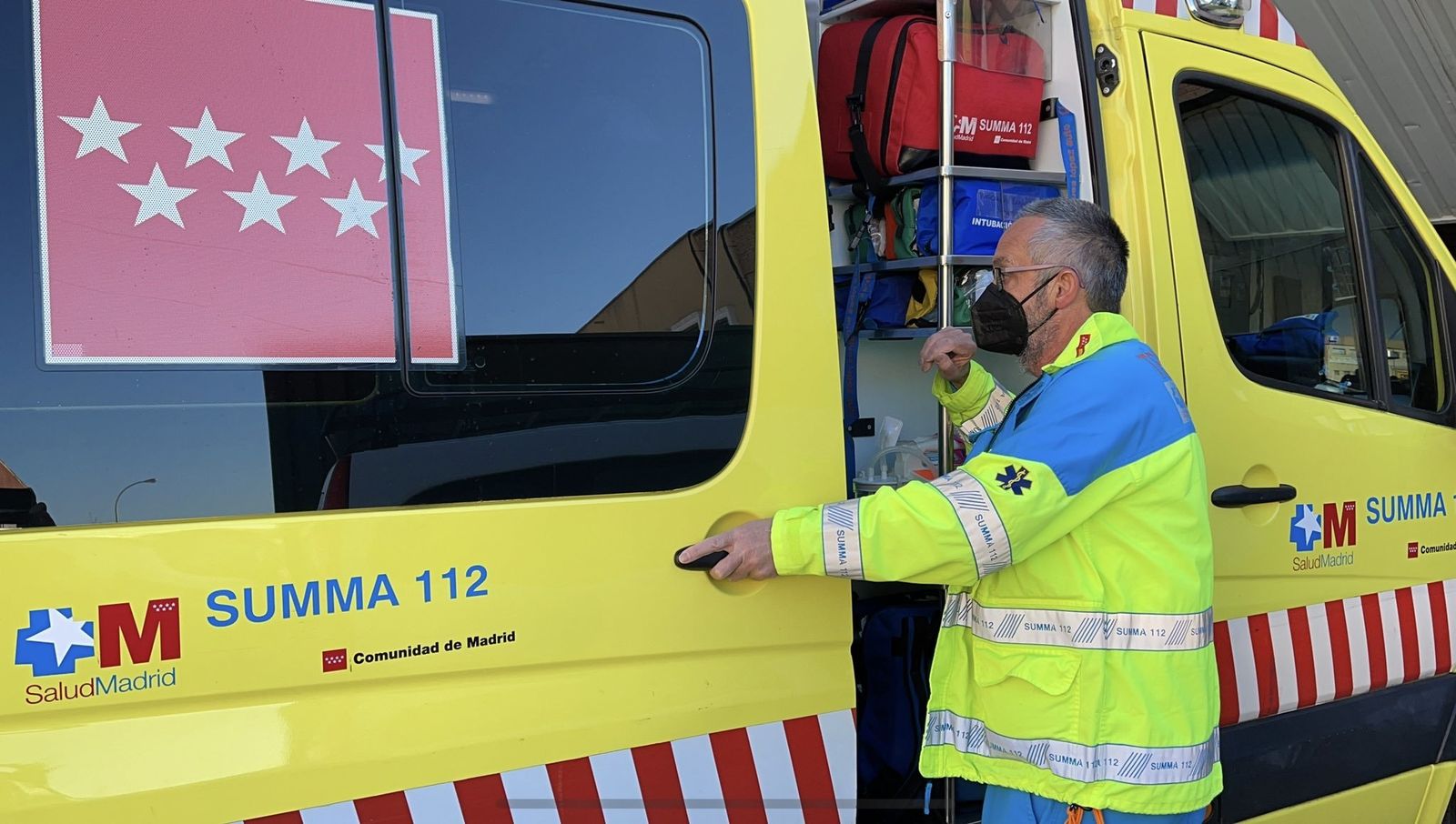 Un sanitario del Summa 112