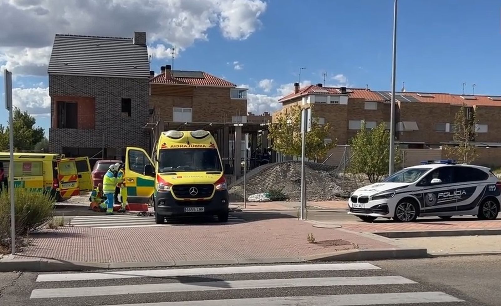Accidente laboral en Vallecas