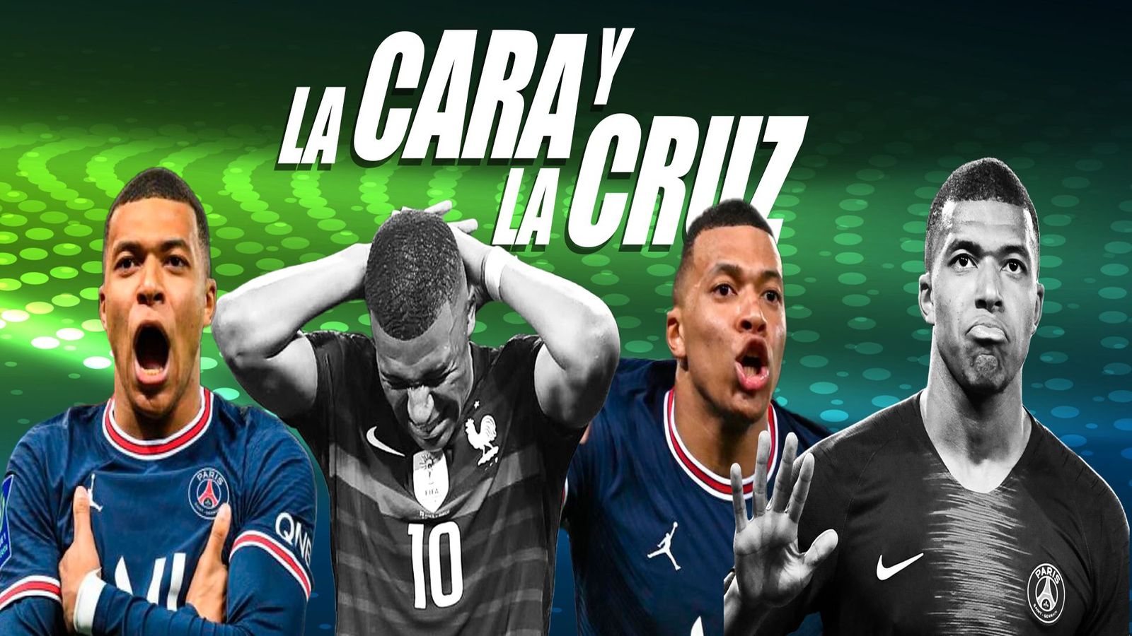 Mbappé, estrella en el PSG, 'desaparecido' con Francia